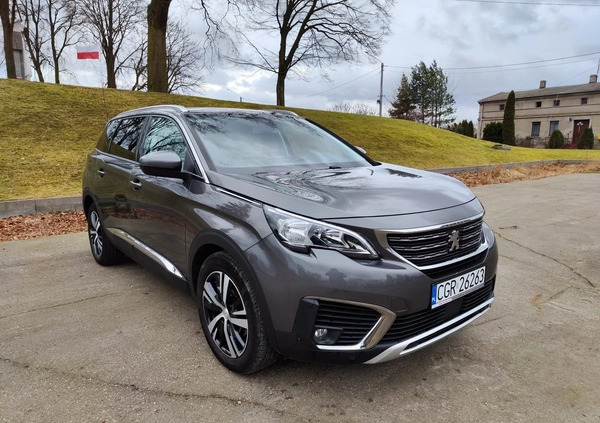 Peugeot 5008 cena 82900 przebieg: 130120, rok produkcji 2019 z Przedbórz małe 191